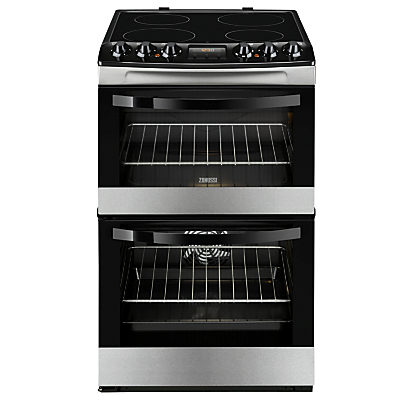 Zanussi ZCV46200XA Double Electric Oven, Stainless Steel Zanussi ZCV46200XA Double Electric Oven, Stainless Steel